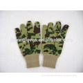 Color camouflage jersey gloves